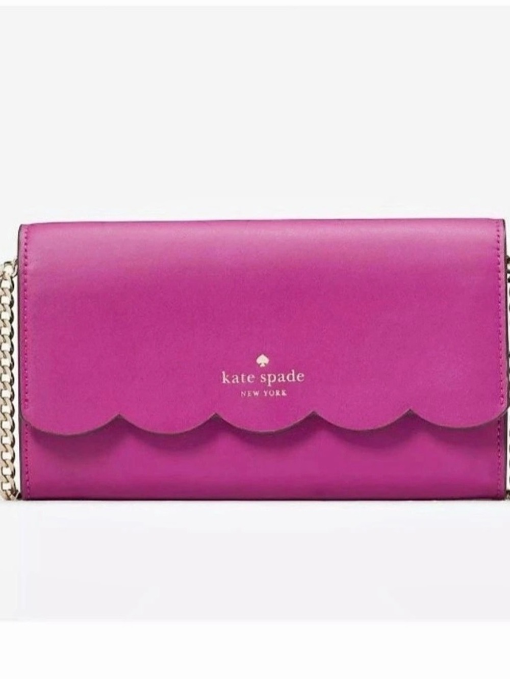 NWT Kate Spade Gemma
Crossbody Deep Habiscus Gold
Chain